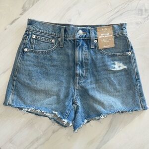 NWT Madewell Relaxed Denim Shorts